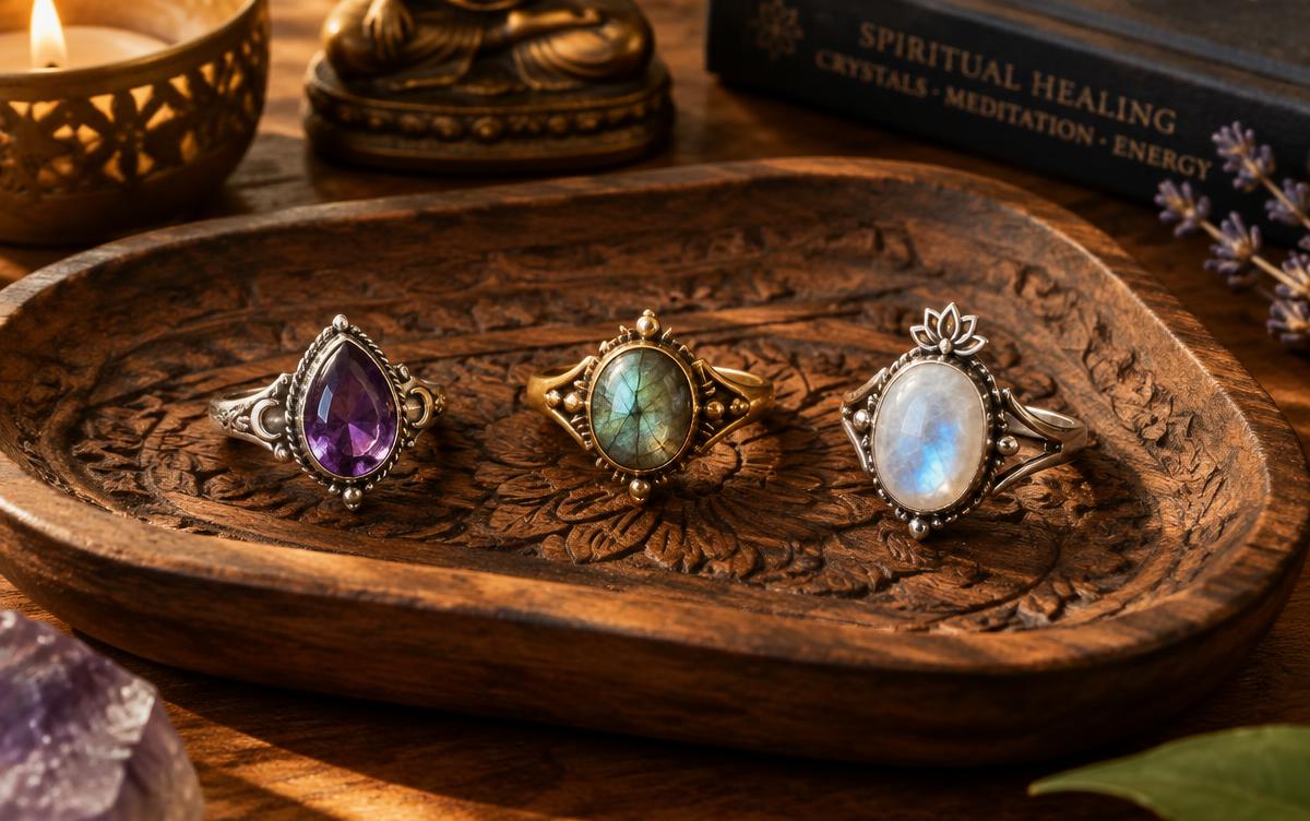 Choisir l'intention de sa bague spirituelle : protection, confiance ou chance